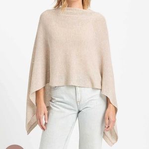 WE ARE AMMA Natural Cocoon EUC Versatile Nursing Cover Scarf Cape Poncho OS